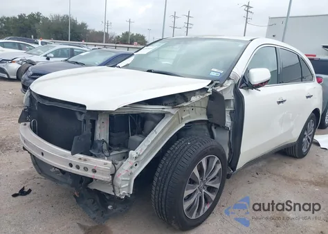 2015 Acura Mdx Technology из США, поврежденный, VIN 5FRYD3H67FB008221